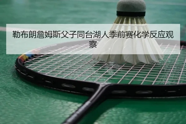 勒布朗詹姆斯父子同台湖人季前赛化学反应观察